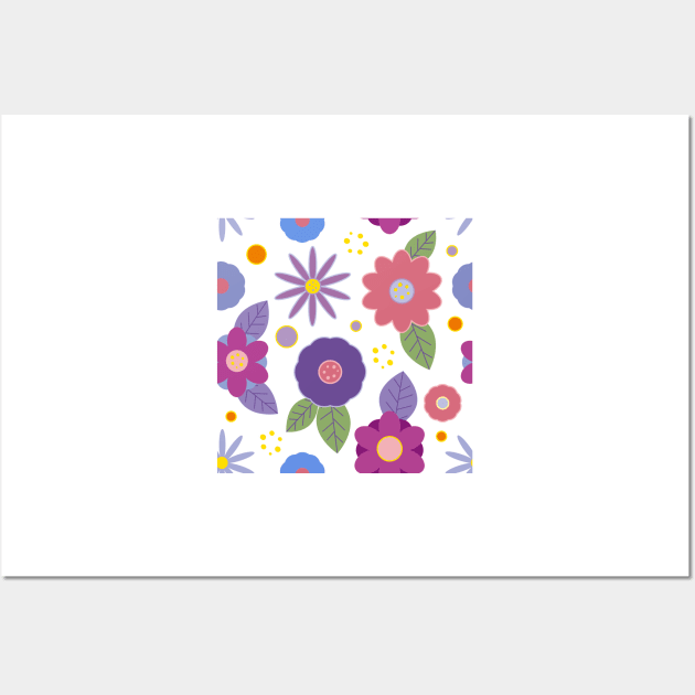 Decorative flowers (pattern) Wall Art by 3DVictory